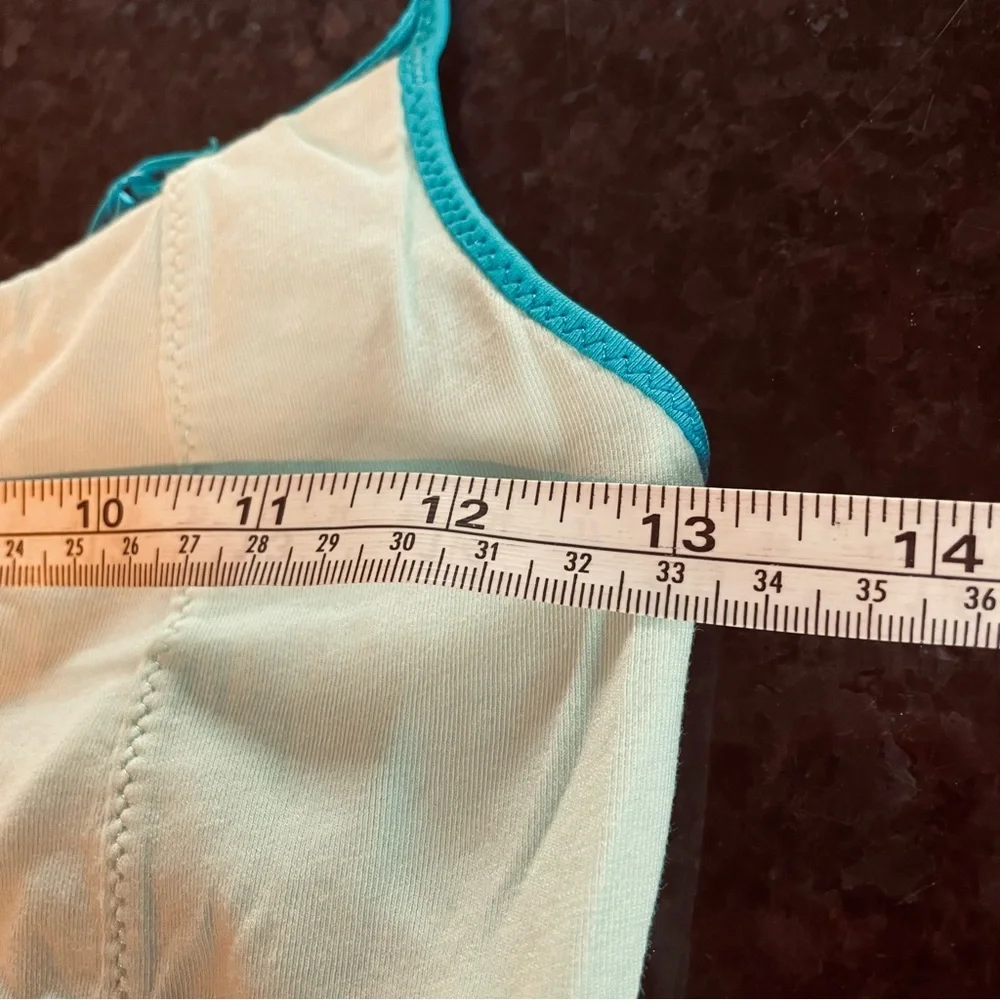 Lululemon blue green sleeveless tank Top workout athletic wear size XS - Picture 5 of 6